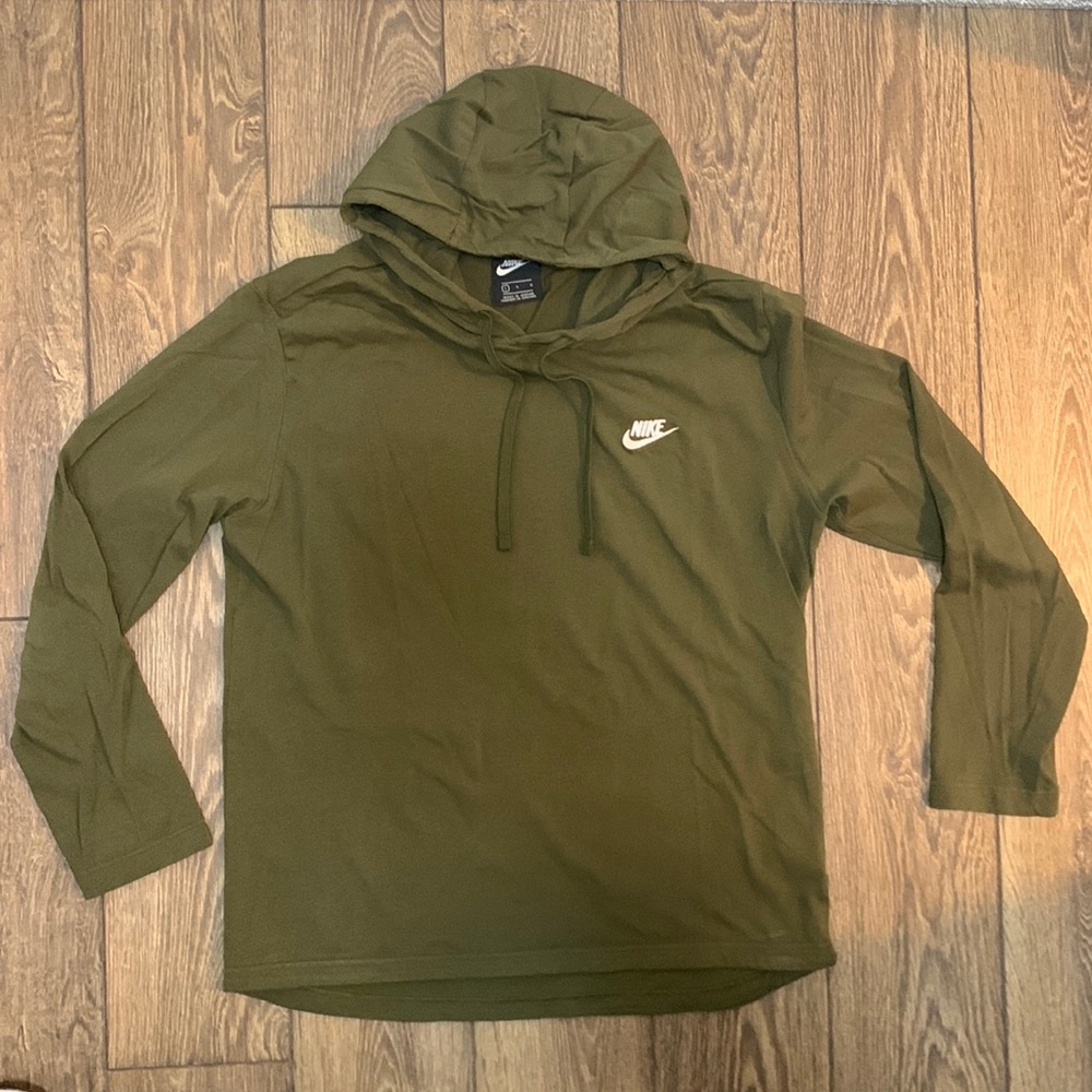 Nike Long Sleeve Hooded T Shirt L